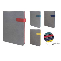 Termo Deri Kenarları Boyalı Mıknatıslı Defter Termo Deri Kenarları Boyalı Mıknatıslı Defter