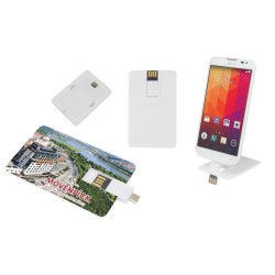 8 GB OTG Özellikli Kartvizit USB Bellek 8 GB OTG Özellikli Kartvizit USB Bellek