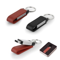 16 GB Deri Metal Anahtarlık USB Bellek 16 GB Deri Metal Anahtarlık USB Bellek