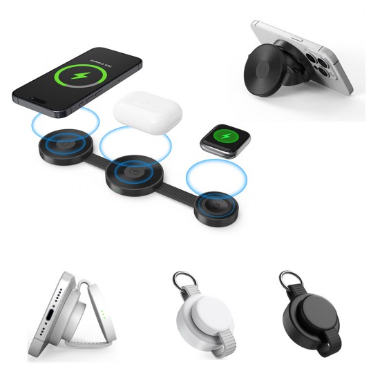 3'ü 1 Arada Wireless Kablosuz Şarj Cihazı 3'ü 1 Arada Wireless Kablosuz Şarj Cihazı